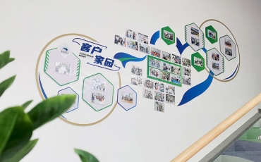 渤海银行广州龙华红山府支行企业文化墙