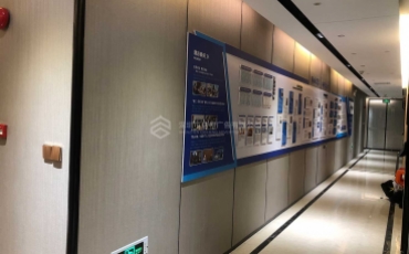 CEC中电集成海归创业港文化墙及LOGO墙上墙实景图