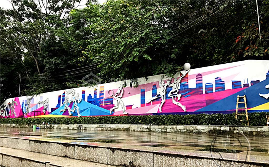 广州城市文化墙制作应该如何去设计(图2)