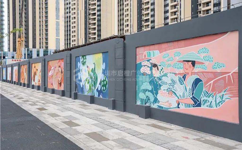 广州城市文化墙制作应该如何去设计(图3)